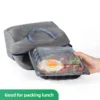 8x8 Inch Double Color Hinged Lid Food Container - Clamshell Meal Prep Box for Takeaway