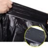 95-96 Gallon Heavy-Duty Clear Trash Bags - 61"W x 68"H Large Clear Plastic Garbage Bags for Industrial & Bulk Wholesale (25 Count/Pack)