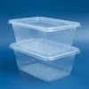 Bulk 1000ml Rectangular PP Food Container - Microwavable Takeaway Box for High-Volume Catering