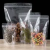 Custom Printed Recyclable Flat-Bottom Zipper Bags - Eight-Sided Sealed Standing Bags with Integrated Handle & Resealable Zipper