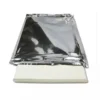 Custom Size Bio-degradable Thermal Bags - Metallic Foil Zip-Lock Insulation Bags for Food Storage & Delivery
