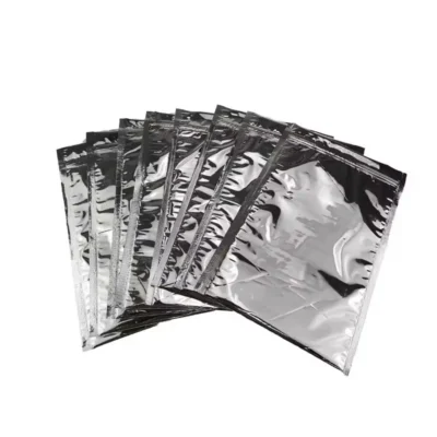 Custom Size Bio-degradable Thermal Bags - Metallic Foil Zip-Lock Insulation Bags for Food Storage & Delivery