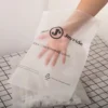 Custom White Frosted Ziplock Bags - Premium Poly Frosted Zipper Packaging Bags for Clothing & Apparel