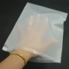 Custom White Frosted Ziplock Bags - Premium Poly Frosted Zipper Packaging Bags for Clothing & Apparel