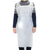 Heavy-Duty Disposable LDPE Aprons - Waterproof & Oil-Proof Plastic Protection with Customizable Logo for Catering & Industrial Use