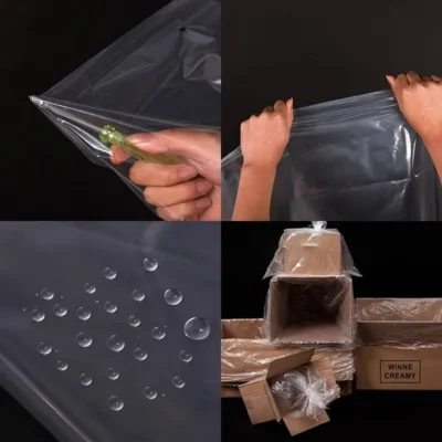 Heavy-Duty PE Zipper Lock Bags for Consumer Electronics - Moisture-Proof & Dust-Proof Transparent Plastic Packaging Pouches