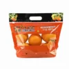 Hand-Held Transparent PE Produce Bag with Breathable Ventilation for Fruits and Vegetables