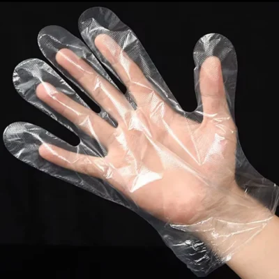 Individually Wrapped Soft PE Gloves - Waterproof & Disposable Food Handling Gloves for Kitchen, Cooking, and Household Cleaning