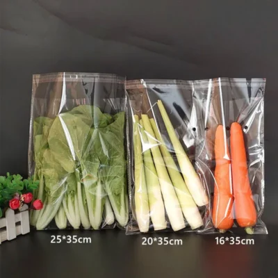 Large-Capacity Anti-Fog BOPP Packaging Bags - Ultra-Clear Transparent OPP Plastic Bags for Bulk Fruit & Vegetable Wholesale