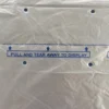 Macro-Perforated HDPE Liner Bags - Vented Plastic Packaging with High-Flow Air Holes for Industrial Produce Storage