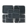 Microwavable 2-Compartment Meal Prep Container - Leak-Proof Disposable Bento Box for Catering