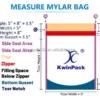 3.5g Matte Black Mylar Bags - Smell Proof Aluminum Foil Pouches, Double-Sided Flat Resealable & Heat-Sealable Bags